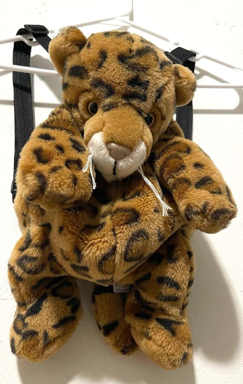 Fiesta Leopard Plush Backpack Stuffed Animal Cheetah
